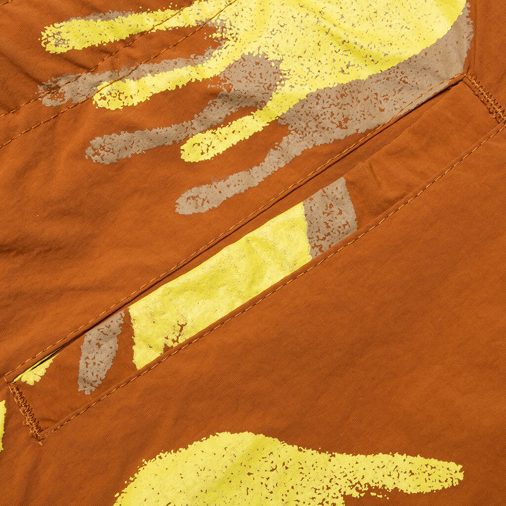 Hands Paneled Trunk - Rust