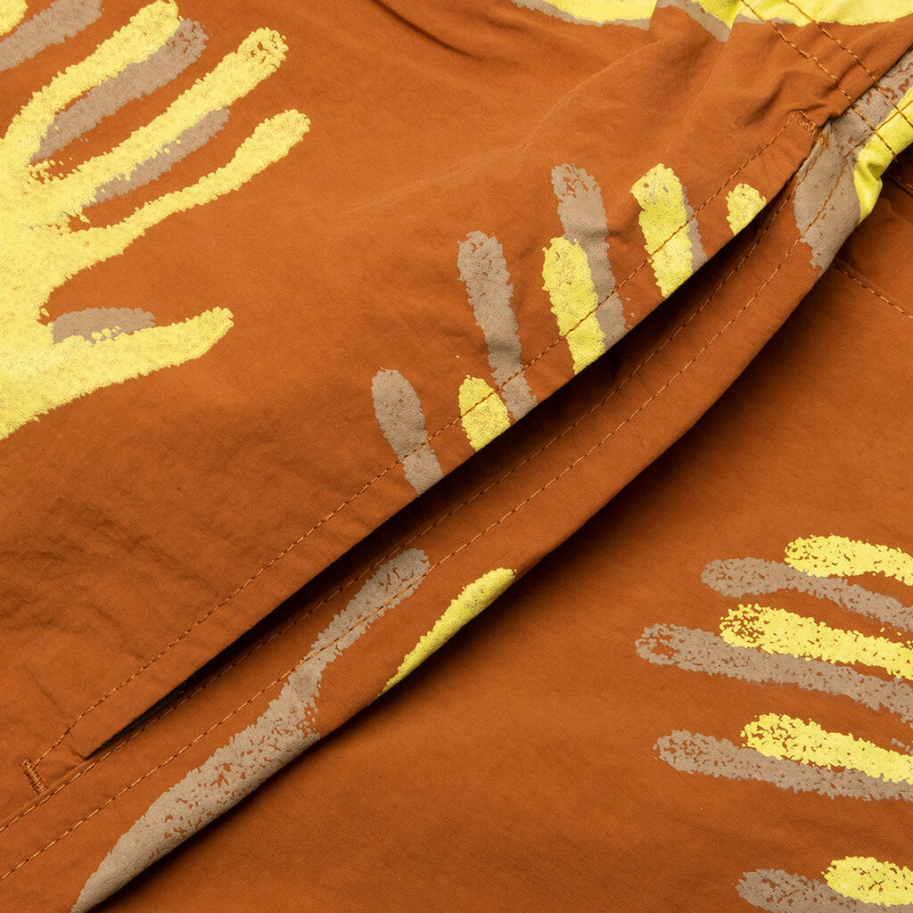 Hands Paneled Trunk - Rust
