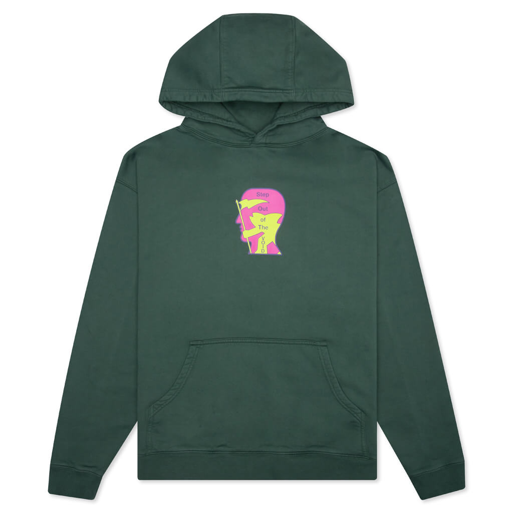 Sci-Fi Surf L/S Hooded Sweatshirt - Green