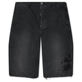 Broader Chino Crash Shorts - Black