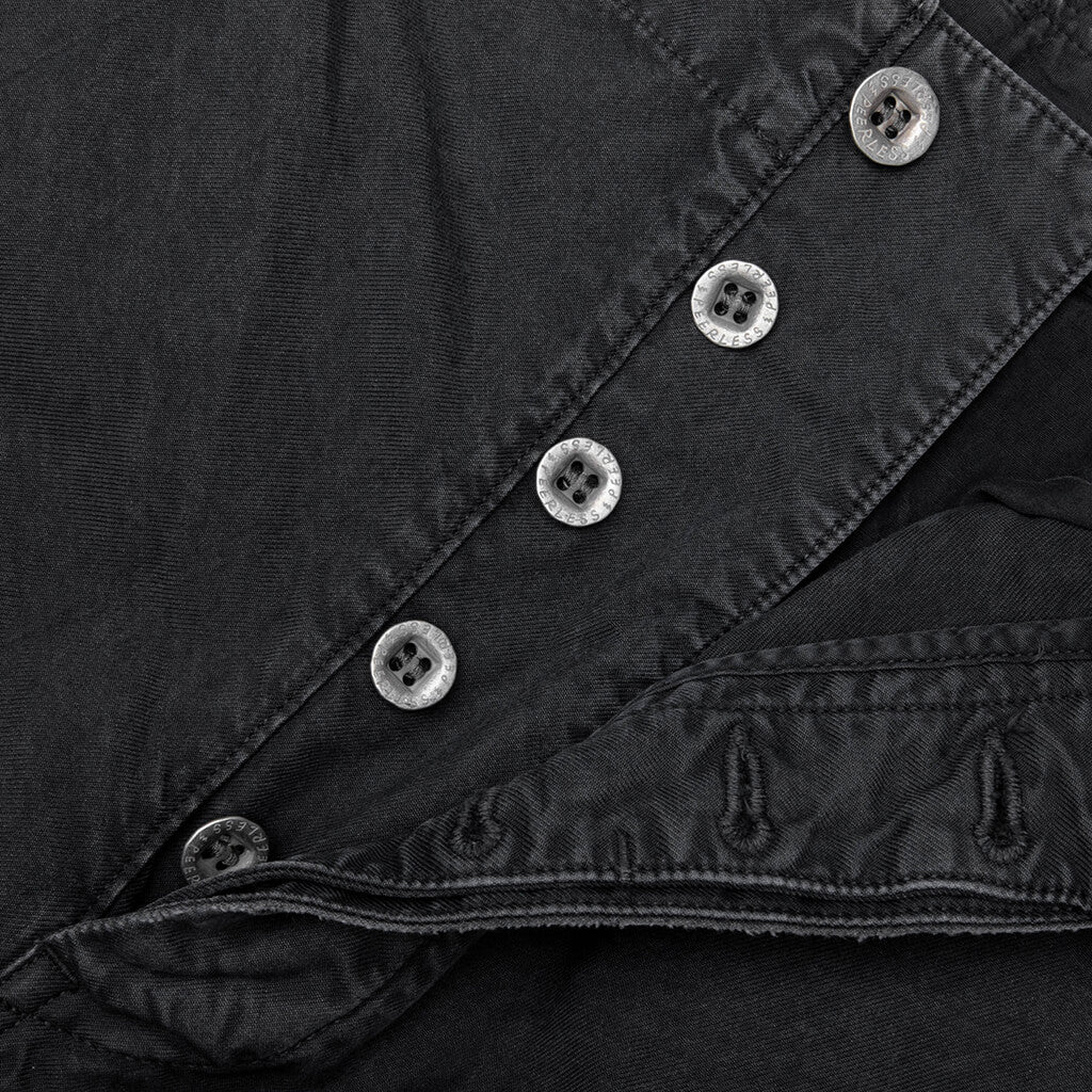 Broader Chino Crash Shorts - Black