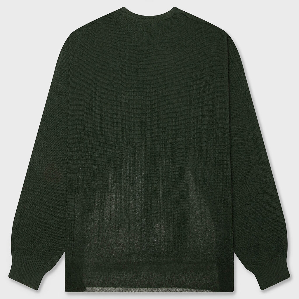 Brush Close-Up Knit - Green