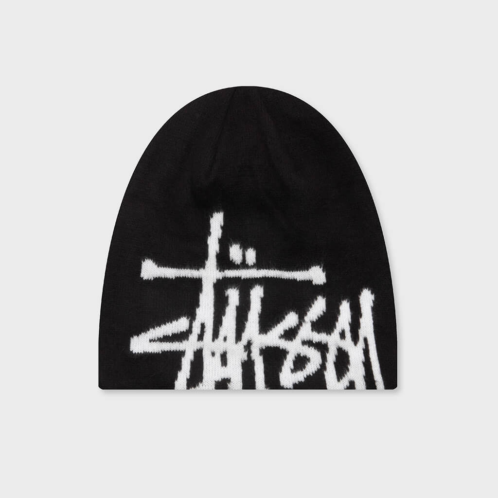 Brushed Out Basic Skullcap - Black