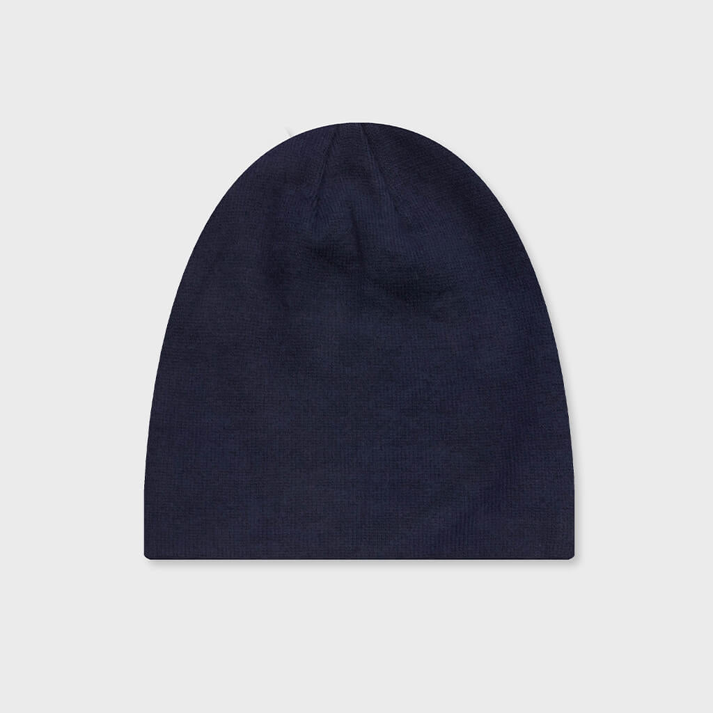 Brushed Out Basic Skullcap - Navy