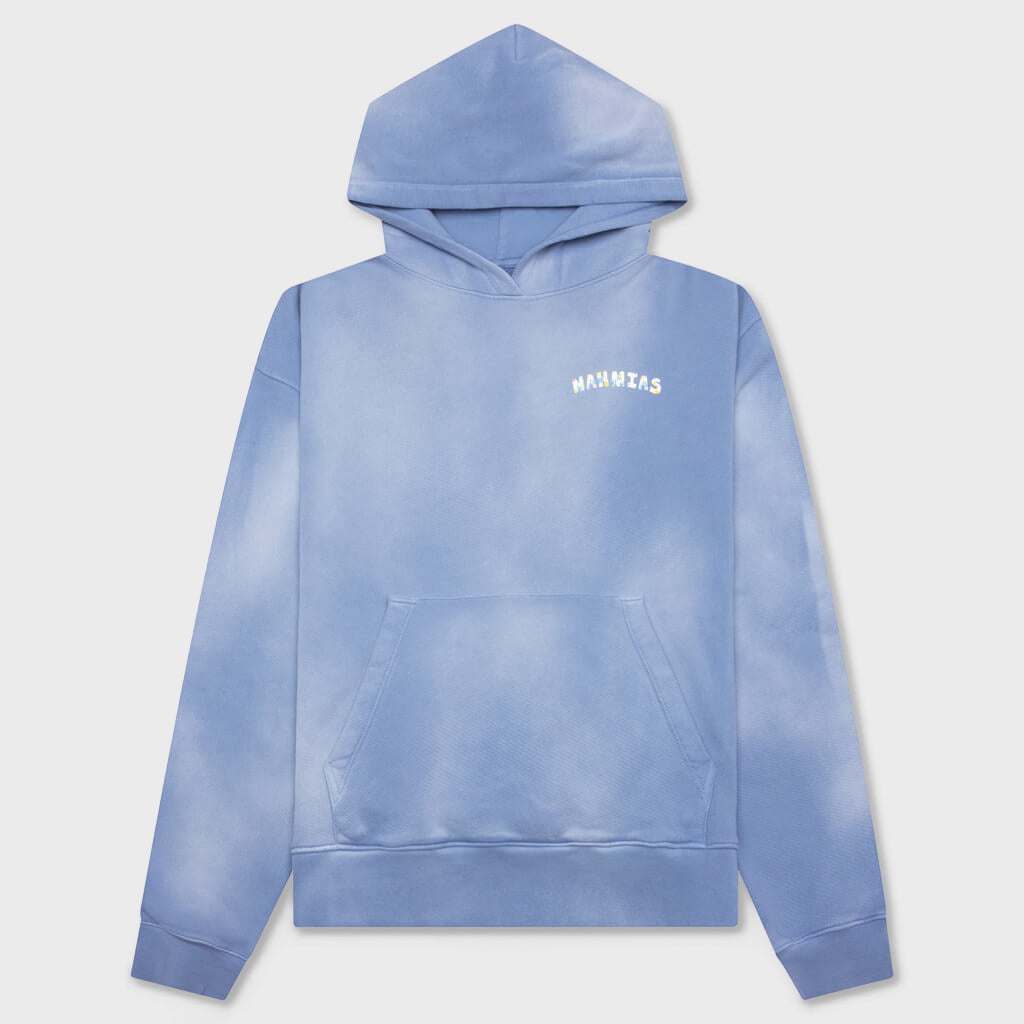 Bunny Hoodie - Dusty Blue Sun Fade