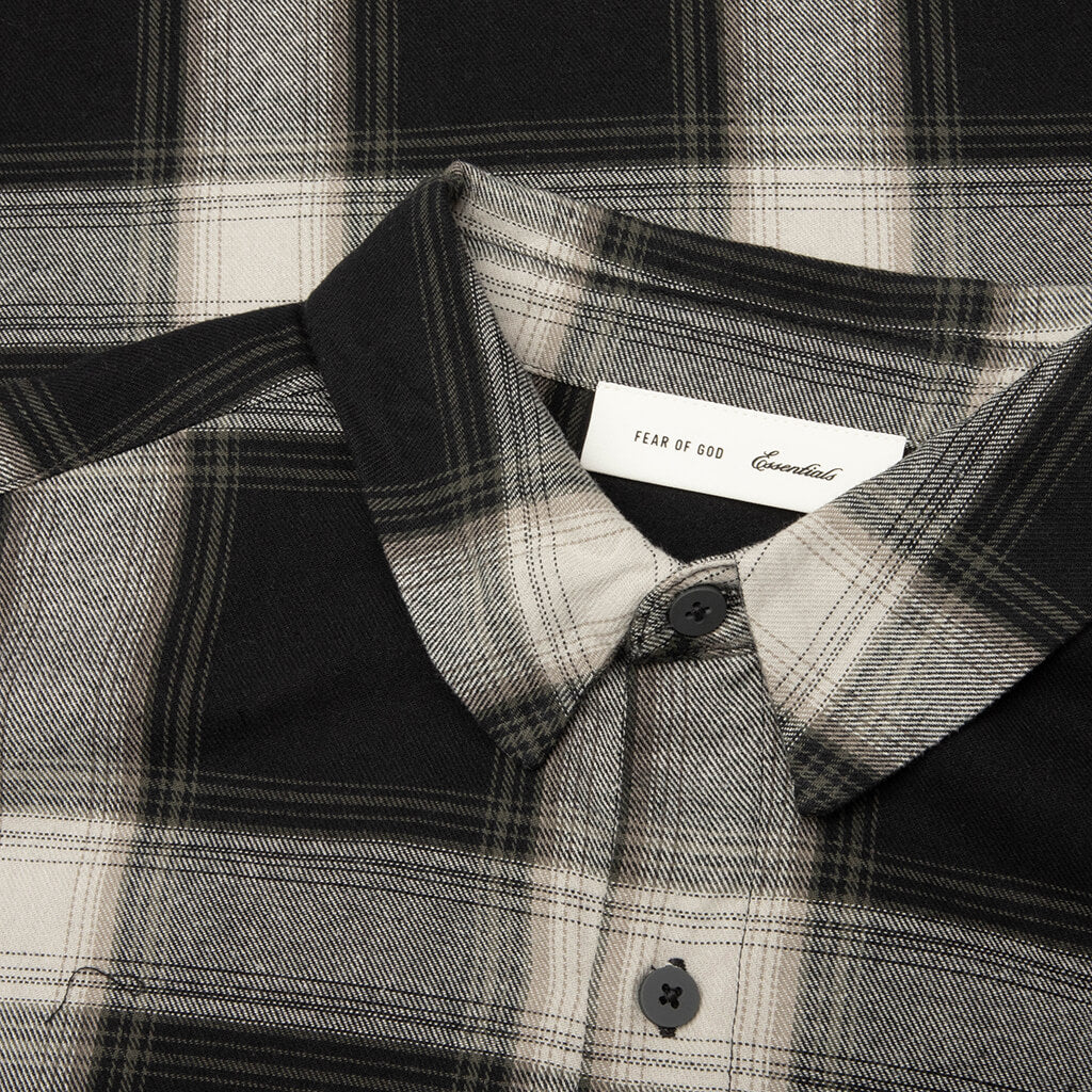 Button Up Shirt - Iron Grey Plaid