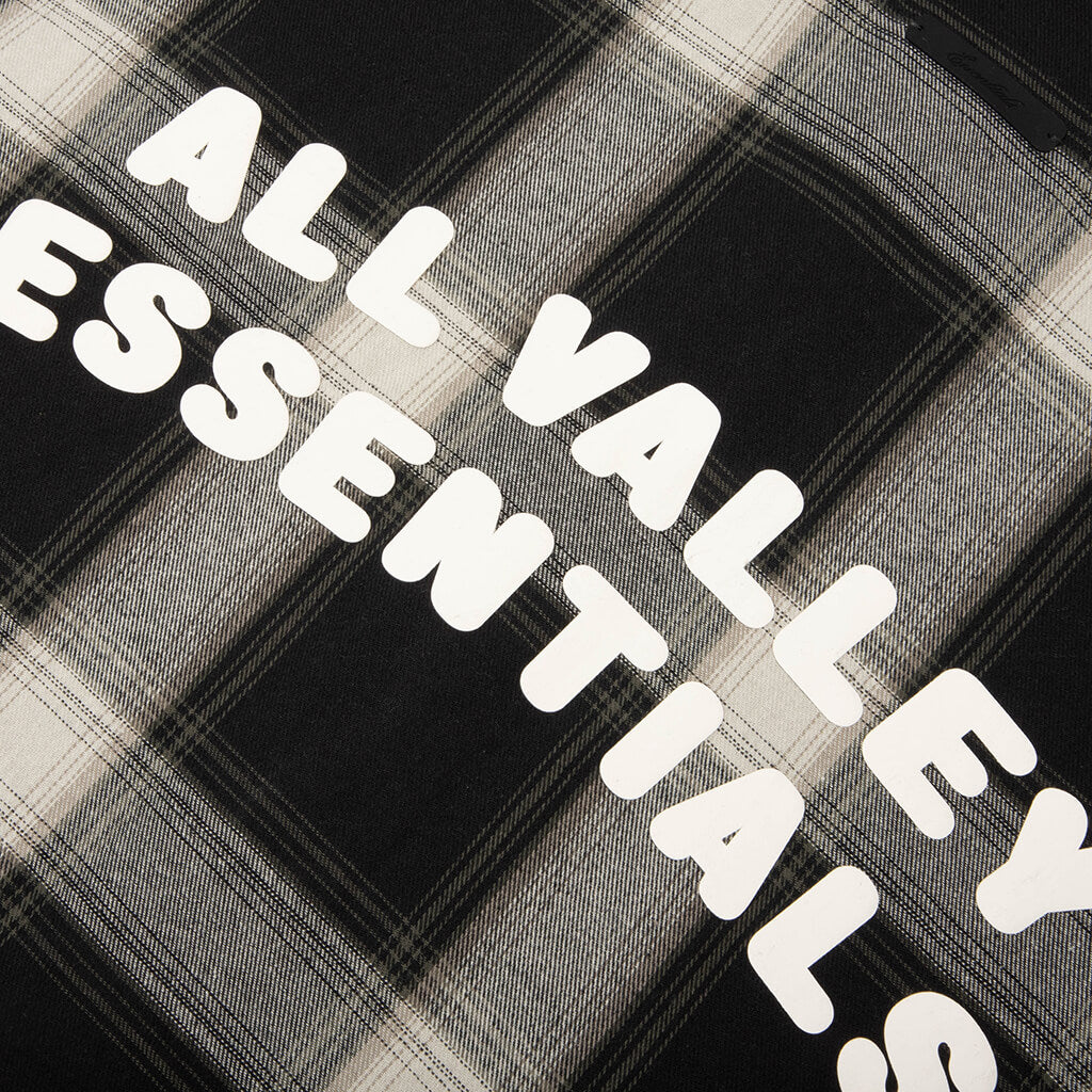 Button Up Shirt - Iron Grey Plaid