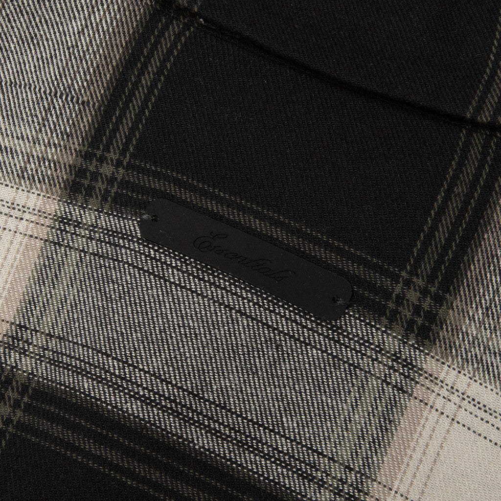 Button Up Shirt - Iron Grey Plaid