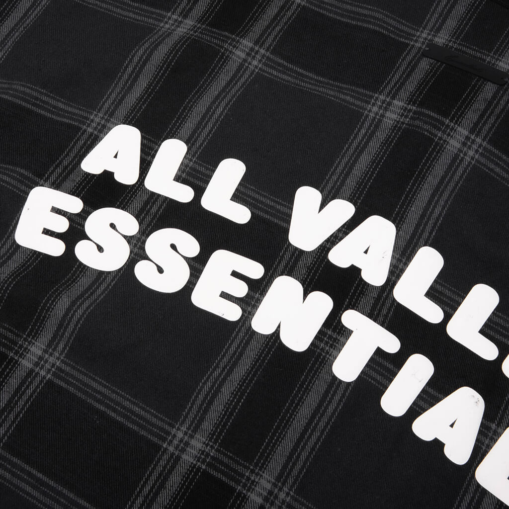 Button Up Shirt - Vintage Black Plaid
