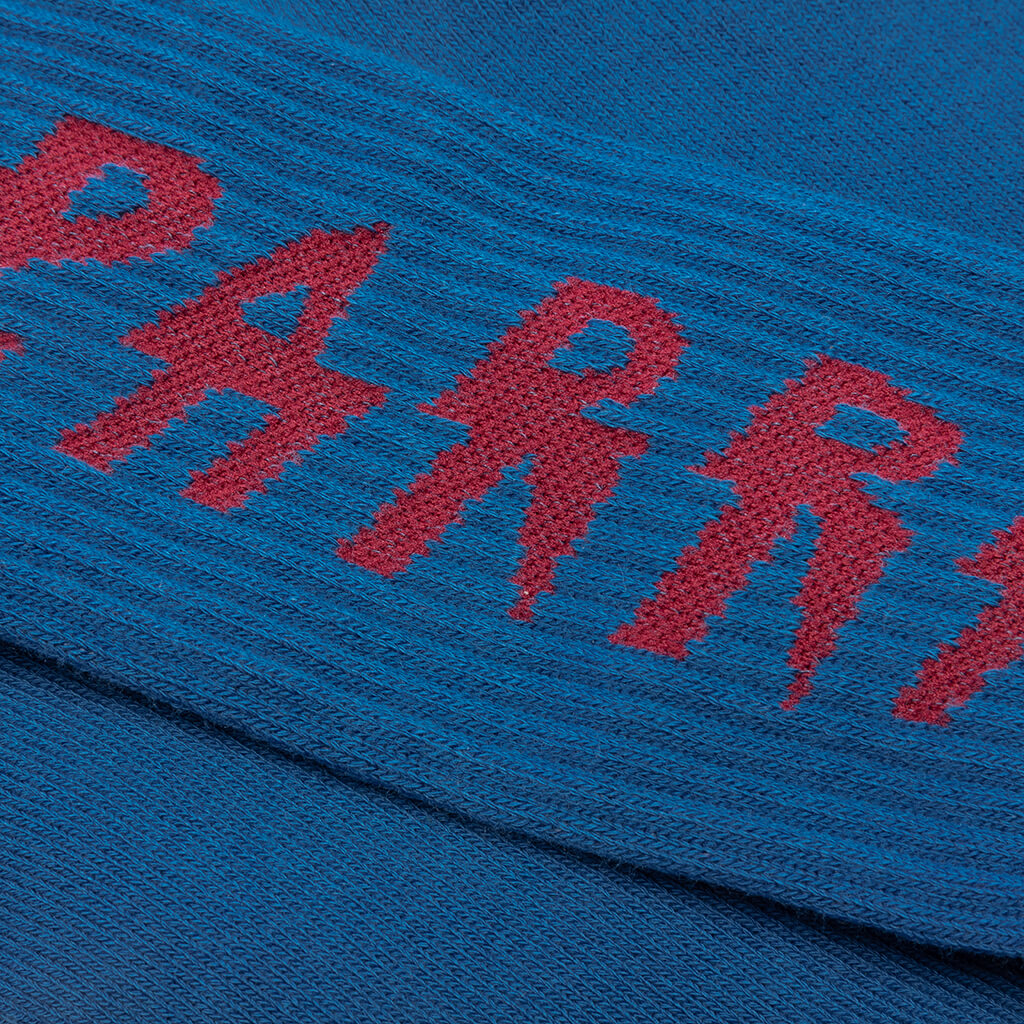 Shocker Logo Crew Socks - Greek Blue