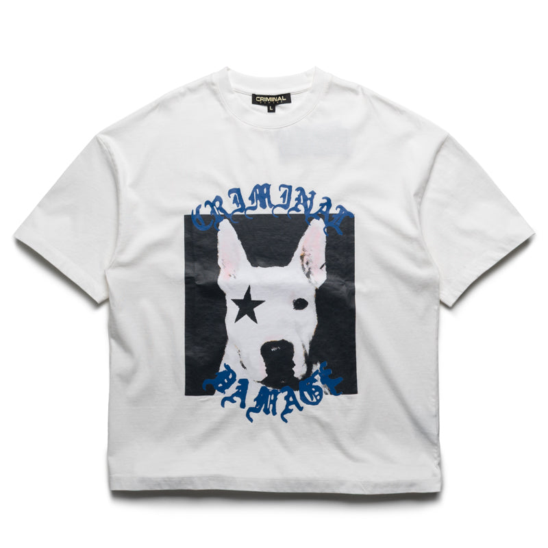 Criminal Damage Star Dog Tee - Off White
