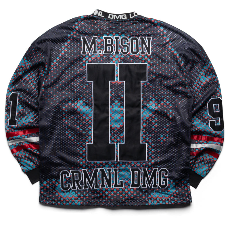 Criminal Damage x Street Fighter M. Bison Mesh Football Jersey - Multi