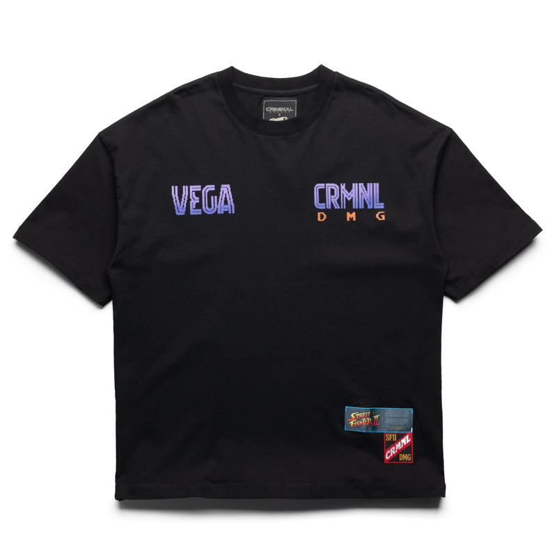 Criminal Damage x Street Fighter Vega Tee - Black