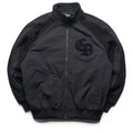 Criminal Damage Micro Sherpa & Nylon Tracksuit Jacket - Black