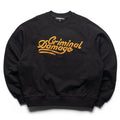 Criminal Damage Pullman Sweatshirt - Black/Mustard