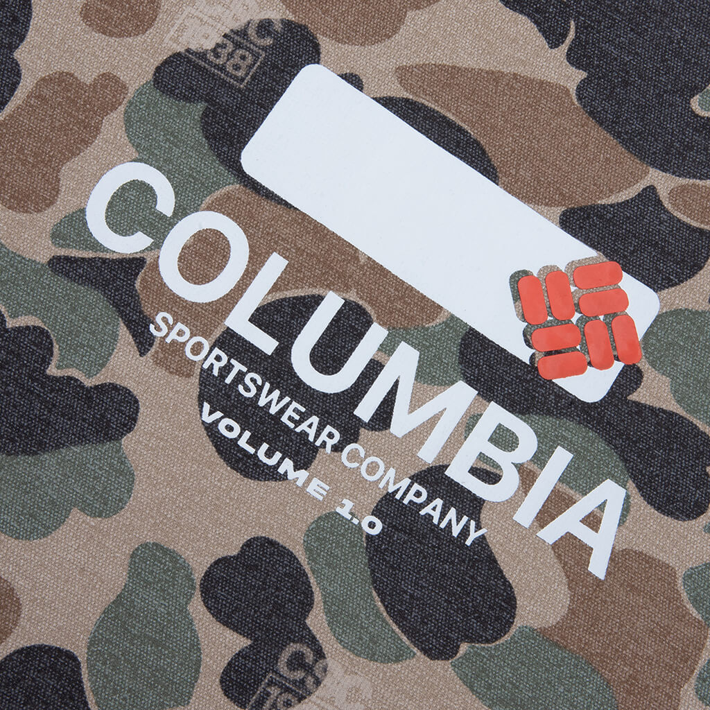 CSC 1938 V1 Printed L/S Tee - British Tan Duck Camo