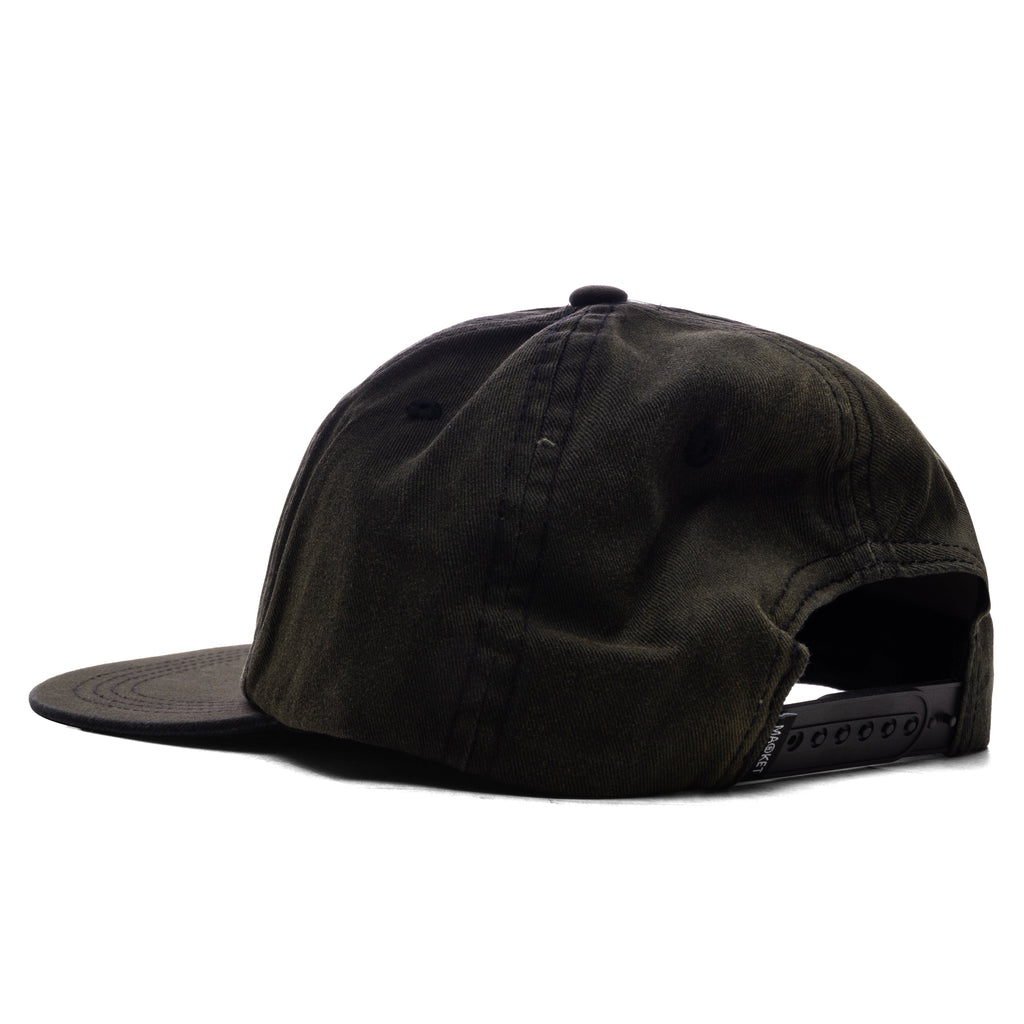 Call Me 5 Panel Hat - Jet Set Black