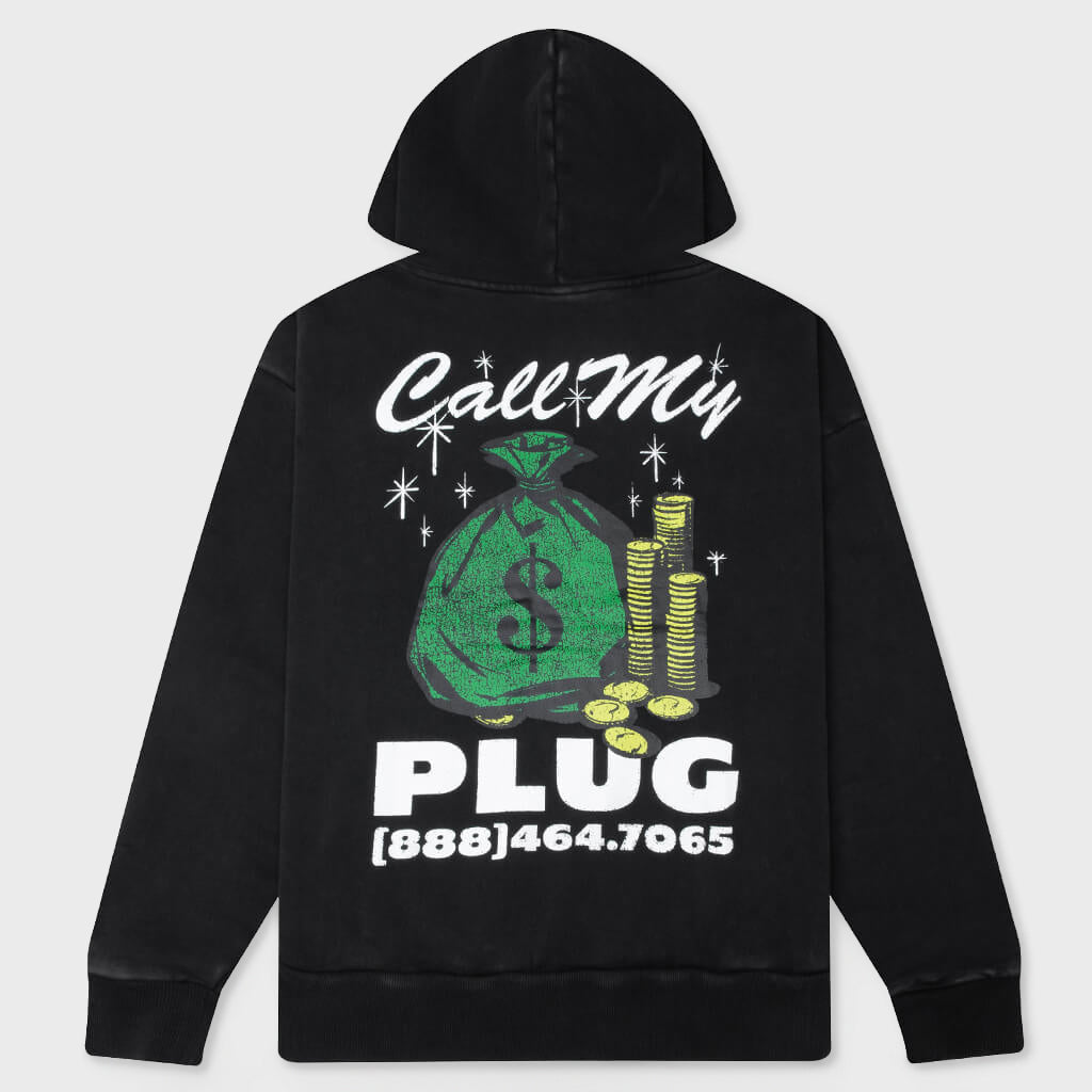 Call My Plug Hoodie - Black