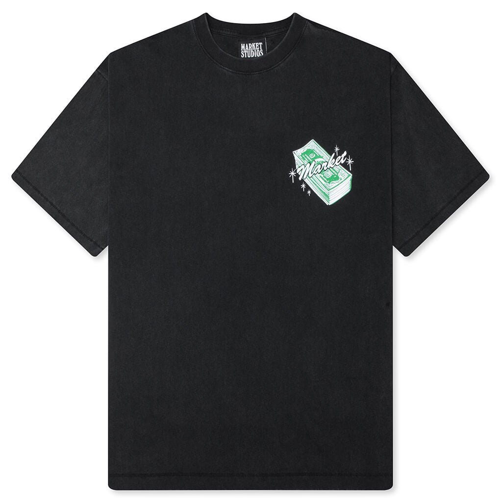 Call My Plug T-Shirt - Washed Black