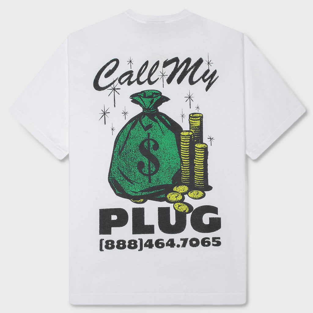 Call My Plug T-Shirt - White