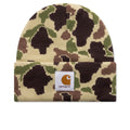 Camo Duck Beanie - Green Camo Duck Jacquard