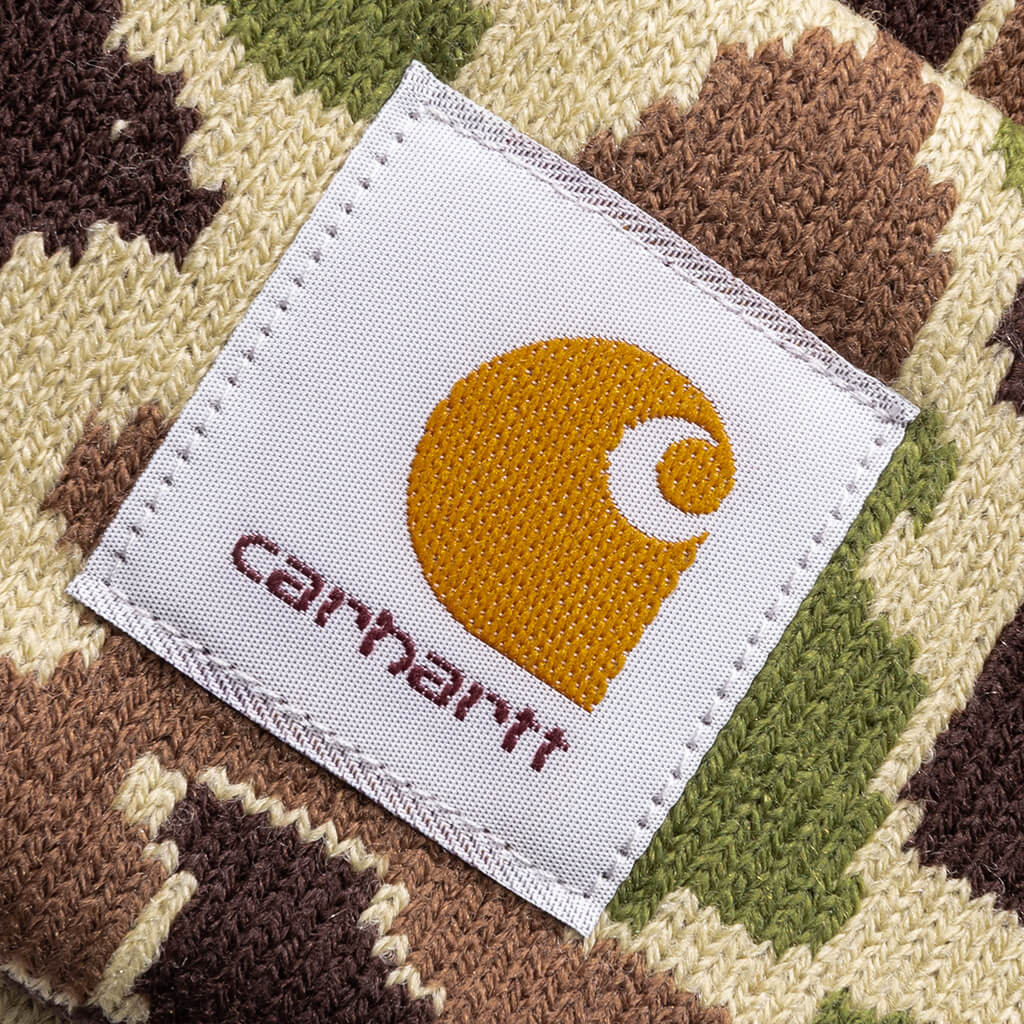 Camo Duck Beanie - Green Camo Duck Jacquard