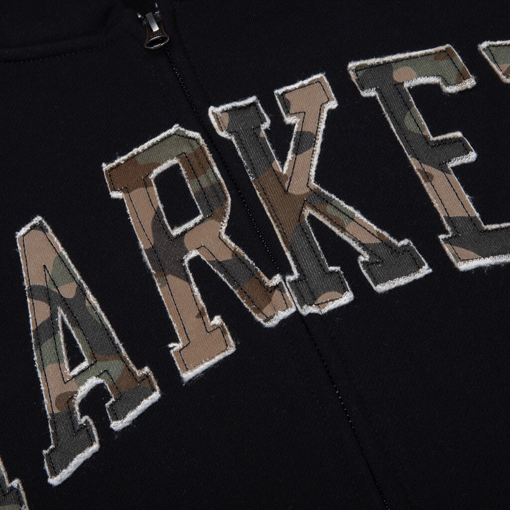 Camo Hoodie - Pirate Black