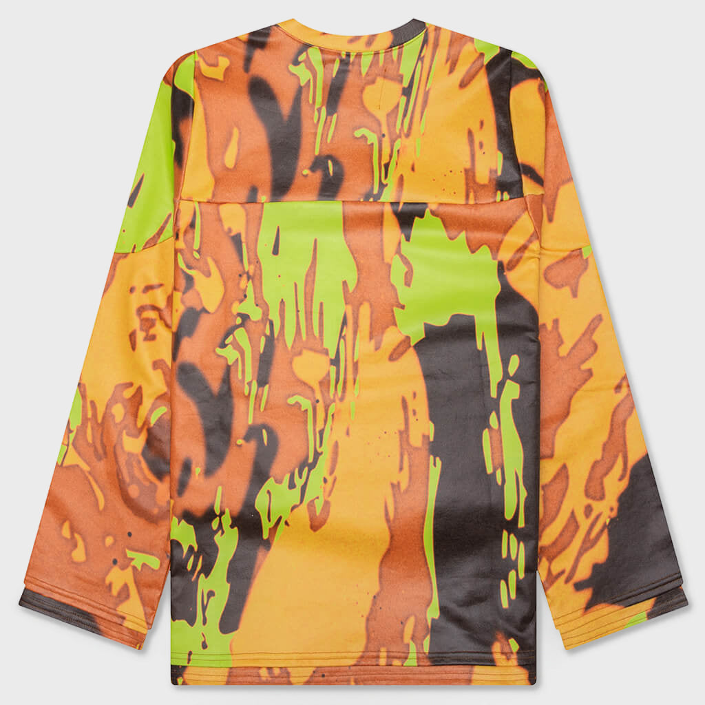 Camou Leather L/S Tee - Camou
