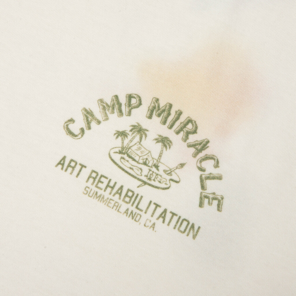 Camp Miracle Boxy Tee - Egg White