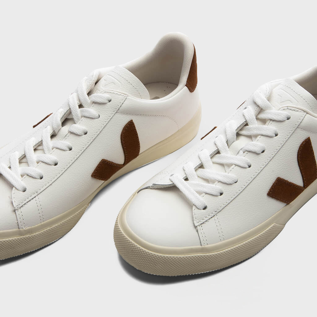 Campo Leather - White/Cognac