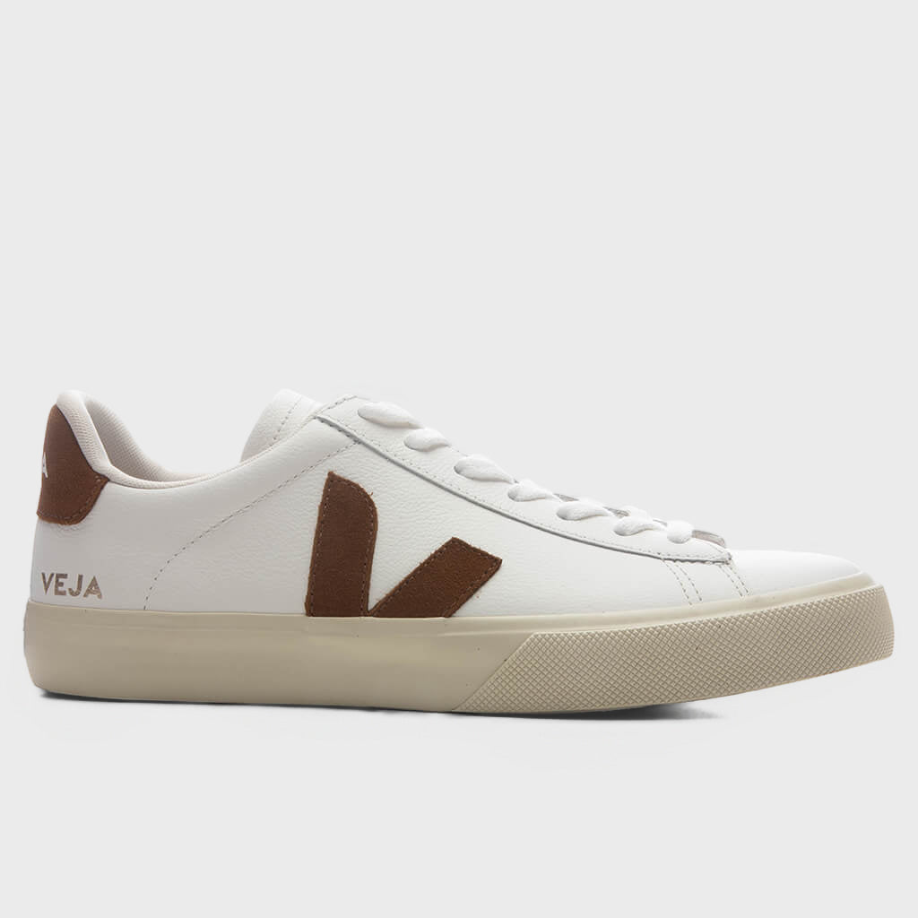 Campo Leather - White/Cognac