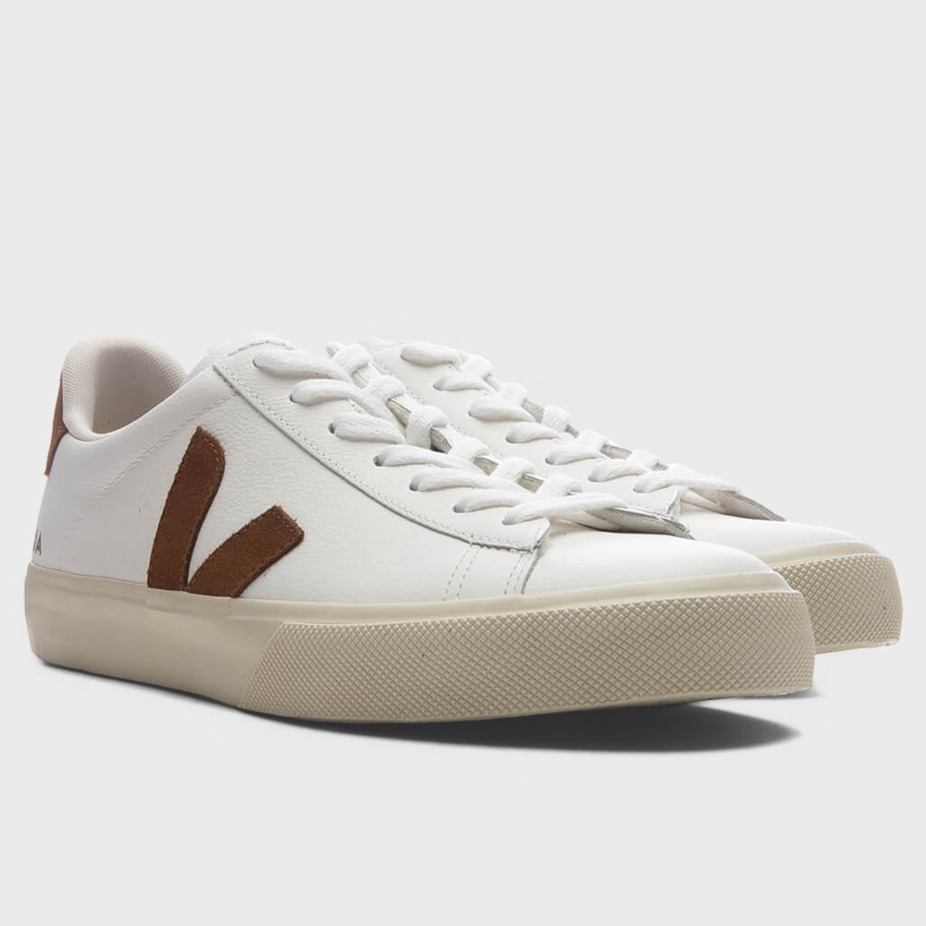 Campo Leather - White/Cognac