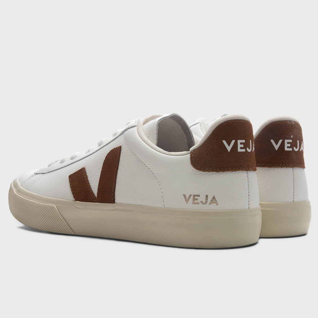 Campo Leather - White/Cognac