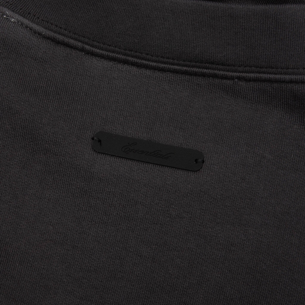Campus 90s Crewneck Sweatshirt - Faded Black