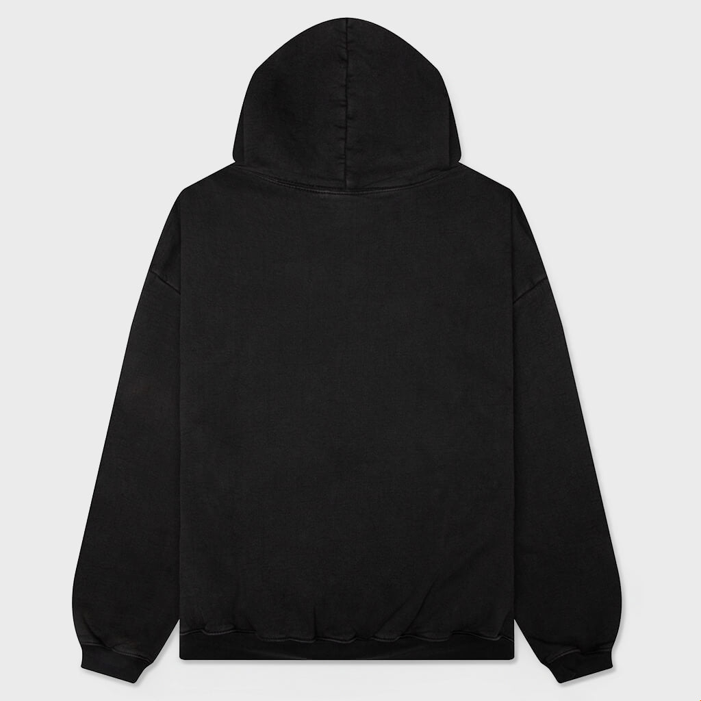 Campus 90s Hoodie - Faded Black