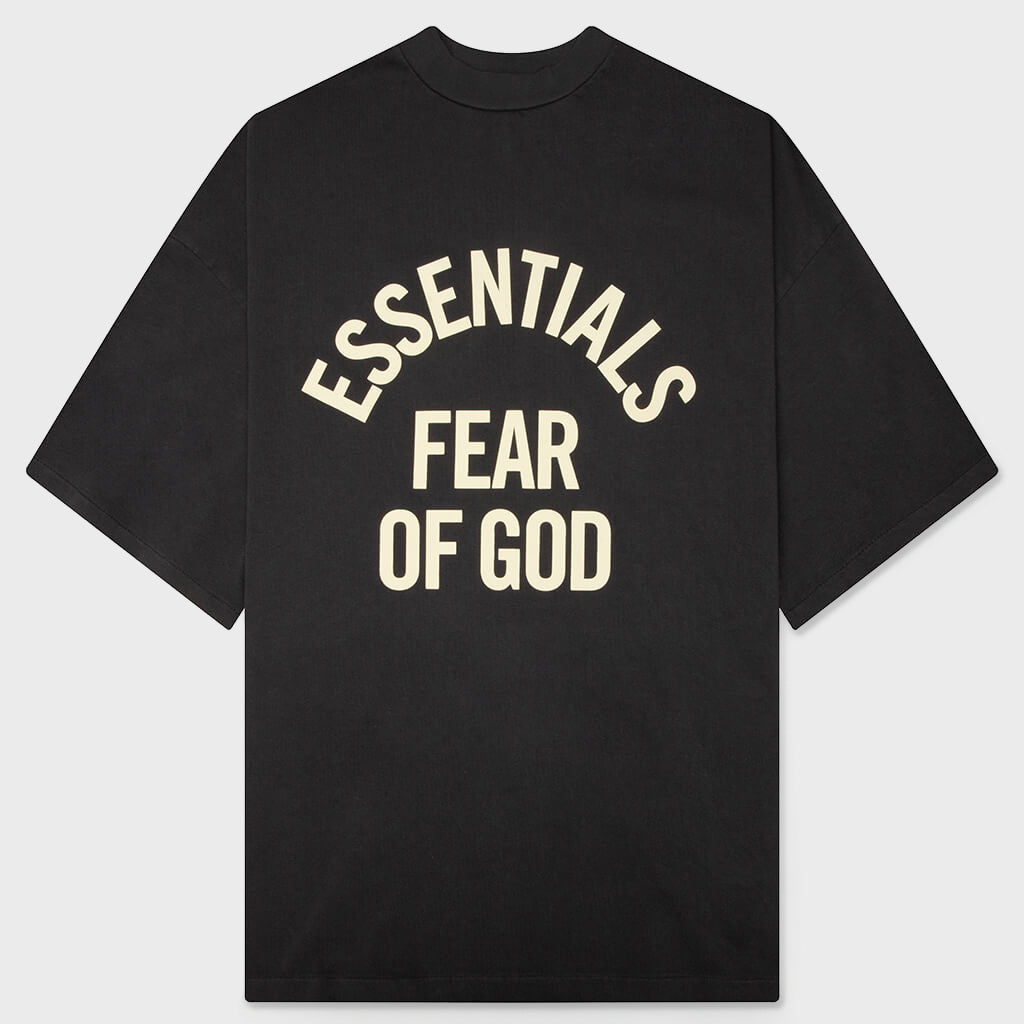 Campus 90s Tee - Faded Black