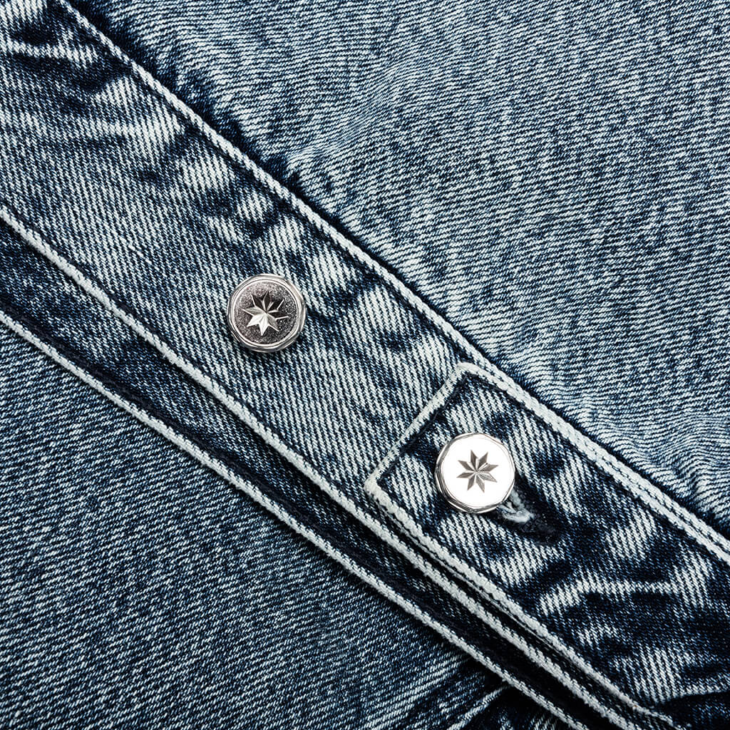 Cape Jacket - Washed Blue