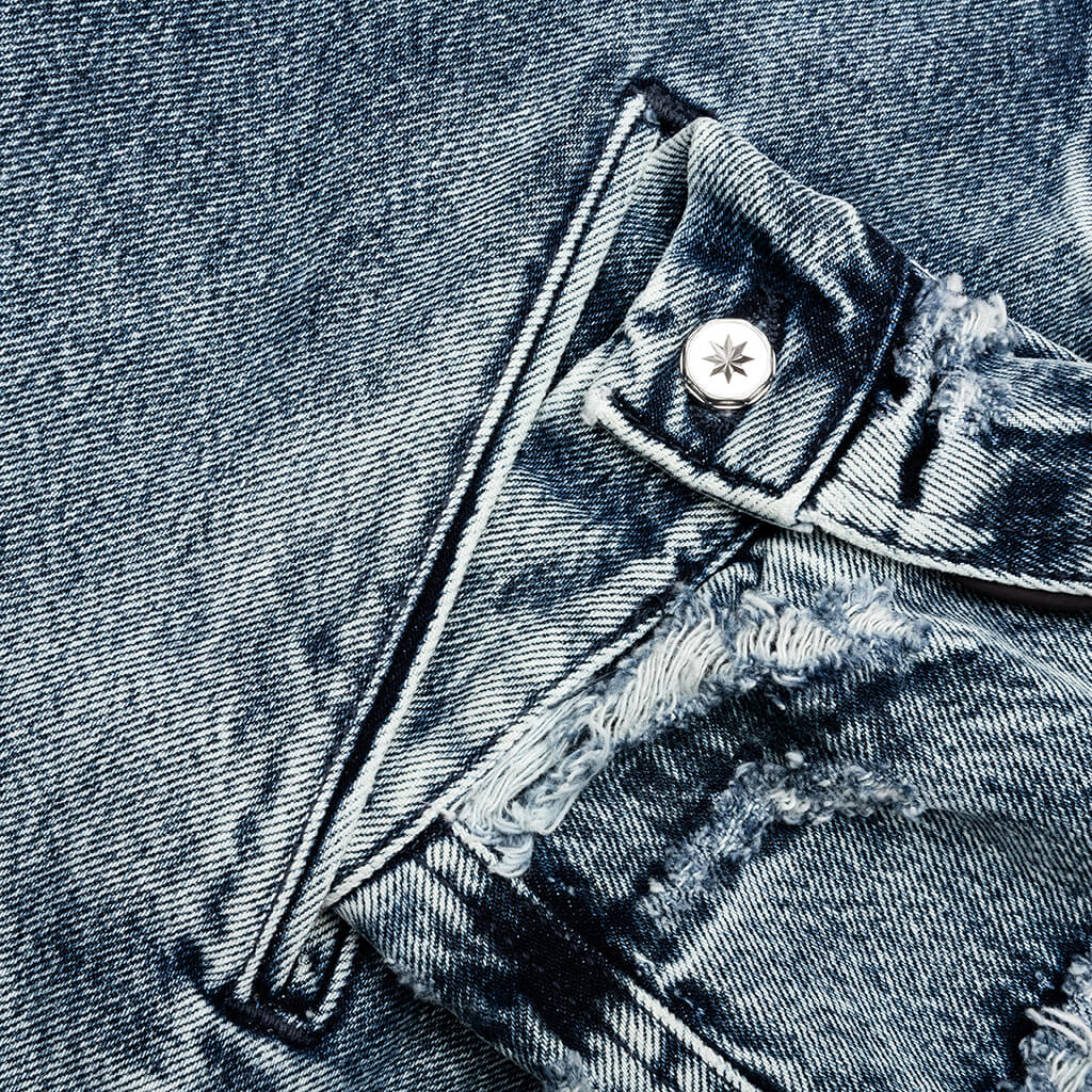 Cape Jacket - Washed Blue