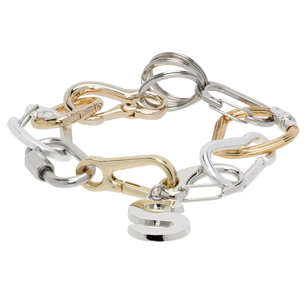 Carabiner Chain Bracelet - Gold/Silver
