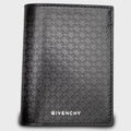 Leather 72 Monogram Card Holder - Dark Grey