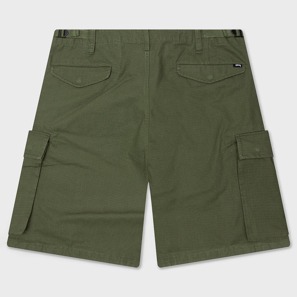 Cargo Ripstop Short - Olive Green