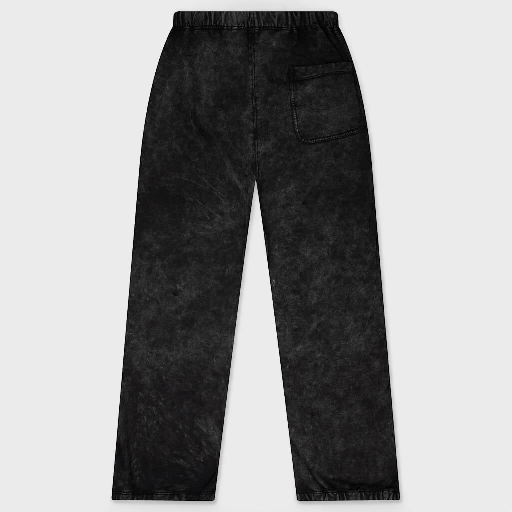 Sweat Pants Combined Cargo Pants - Black