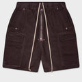 Cargobela Denim Shorts - Grape