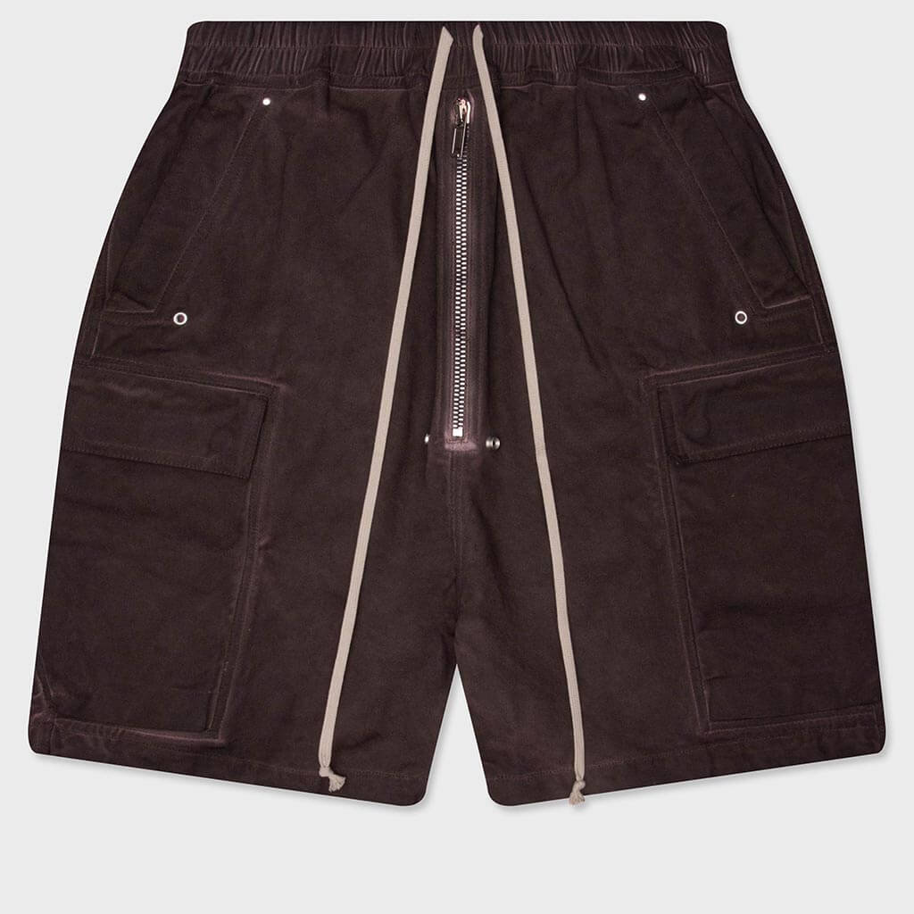 Cargobela Denim Shorts - Grape