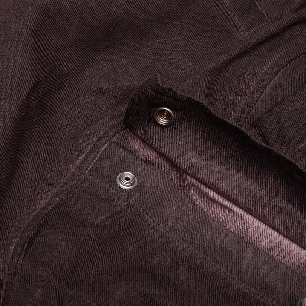 Cargobela Denim Shorts - Grape