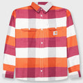 Lyman L/S Shirt - Lyman Check/Kumquat