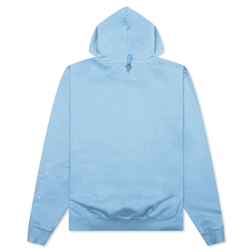 Hooded Pigment Dyed Sweat - Piscine