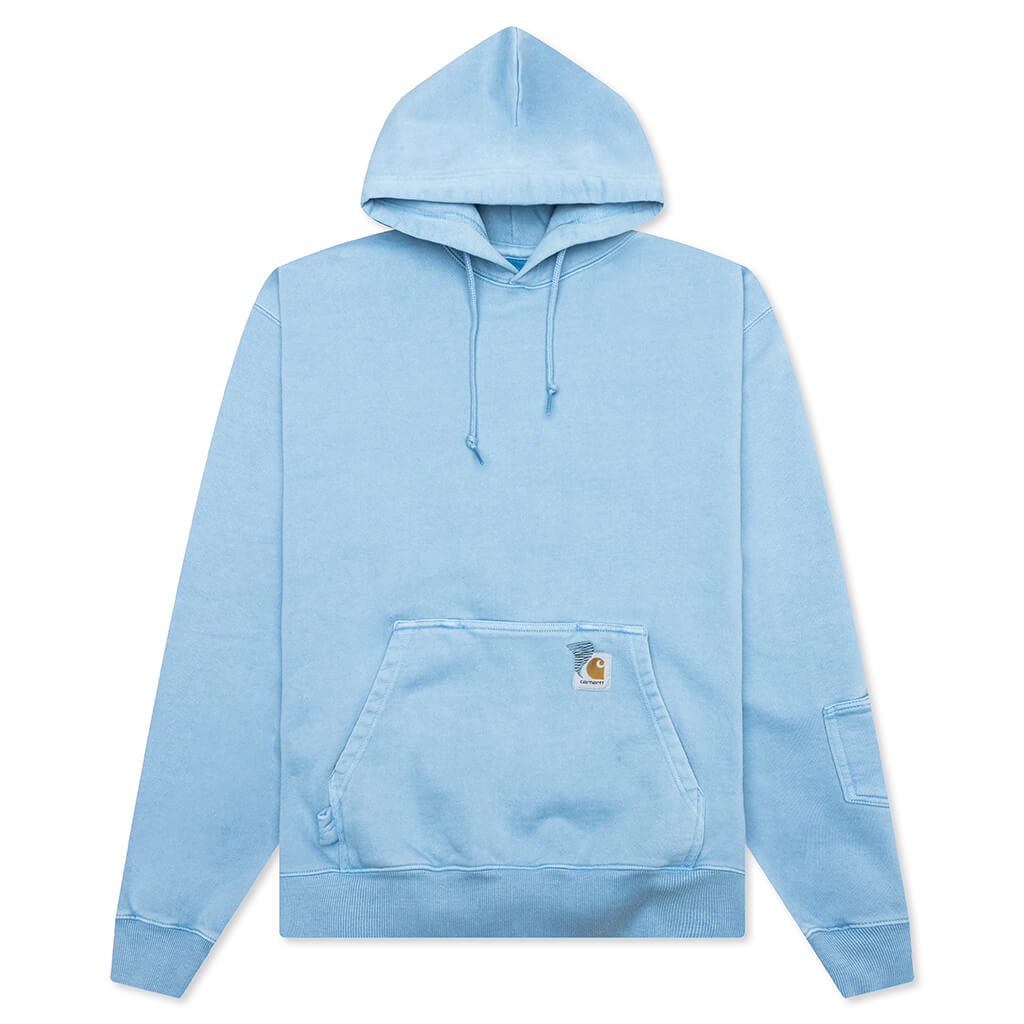 Hooded Pigment Dyed Sweat - Piscine