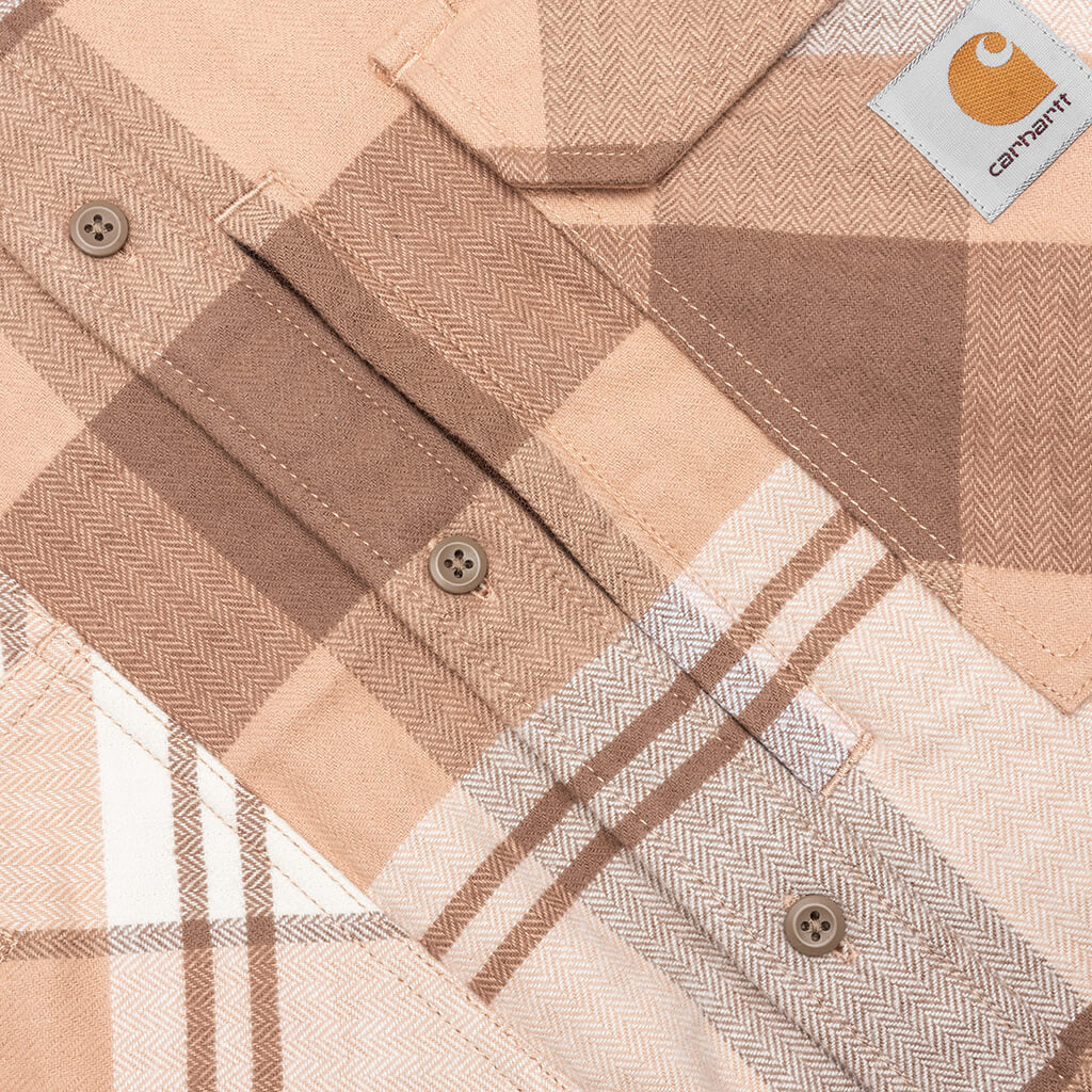 L/S Work Shirt Max - Coca Mocha