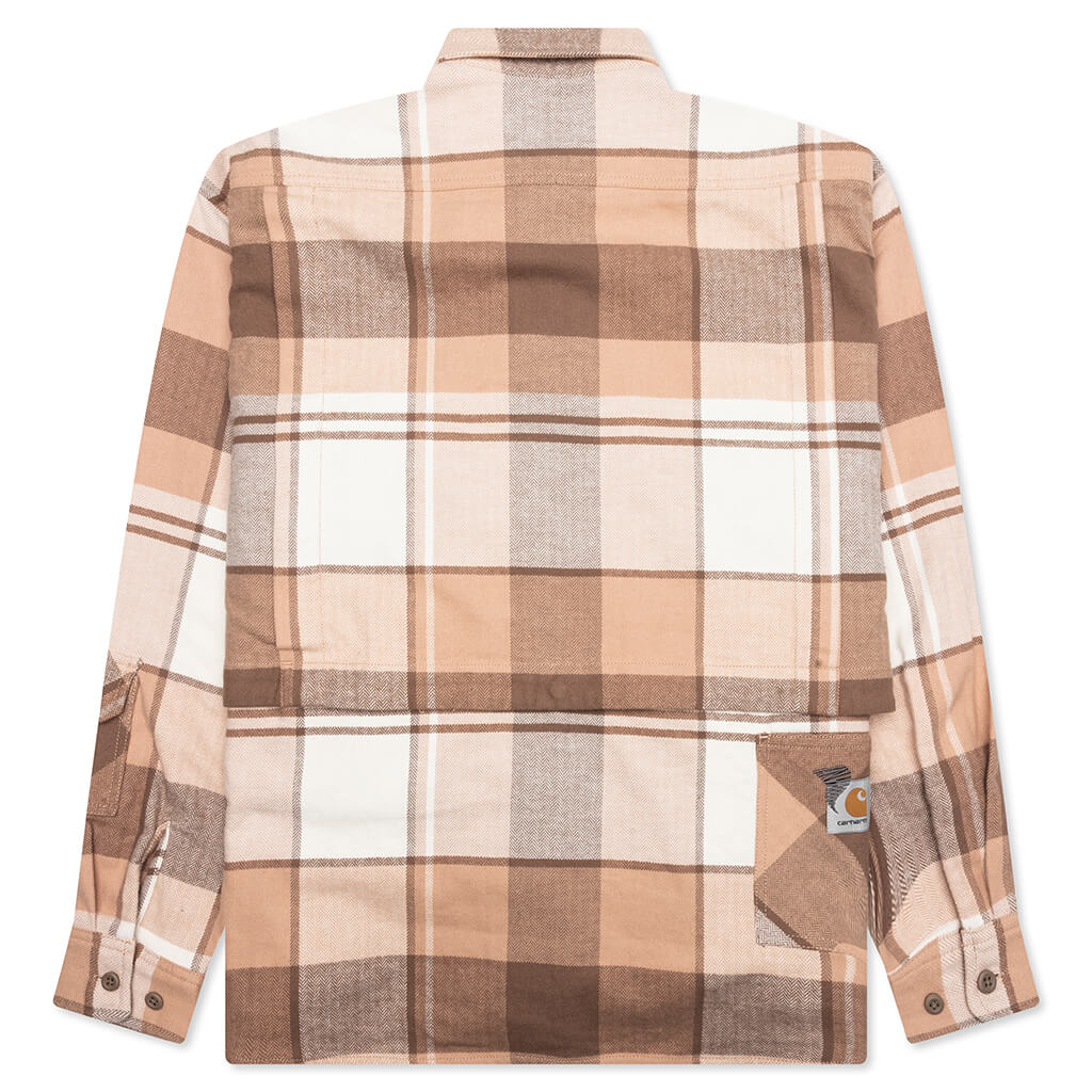 L/S Work Shirt Max - Coca Mocha